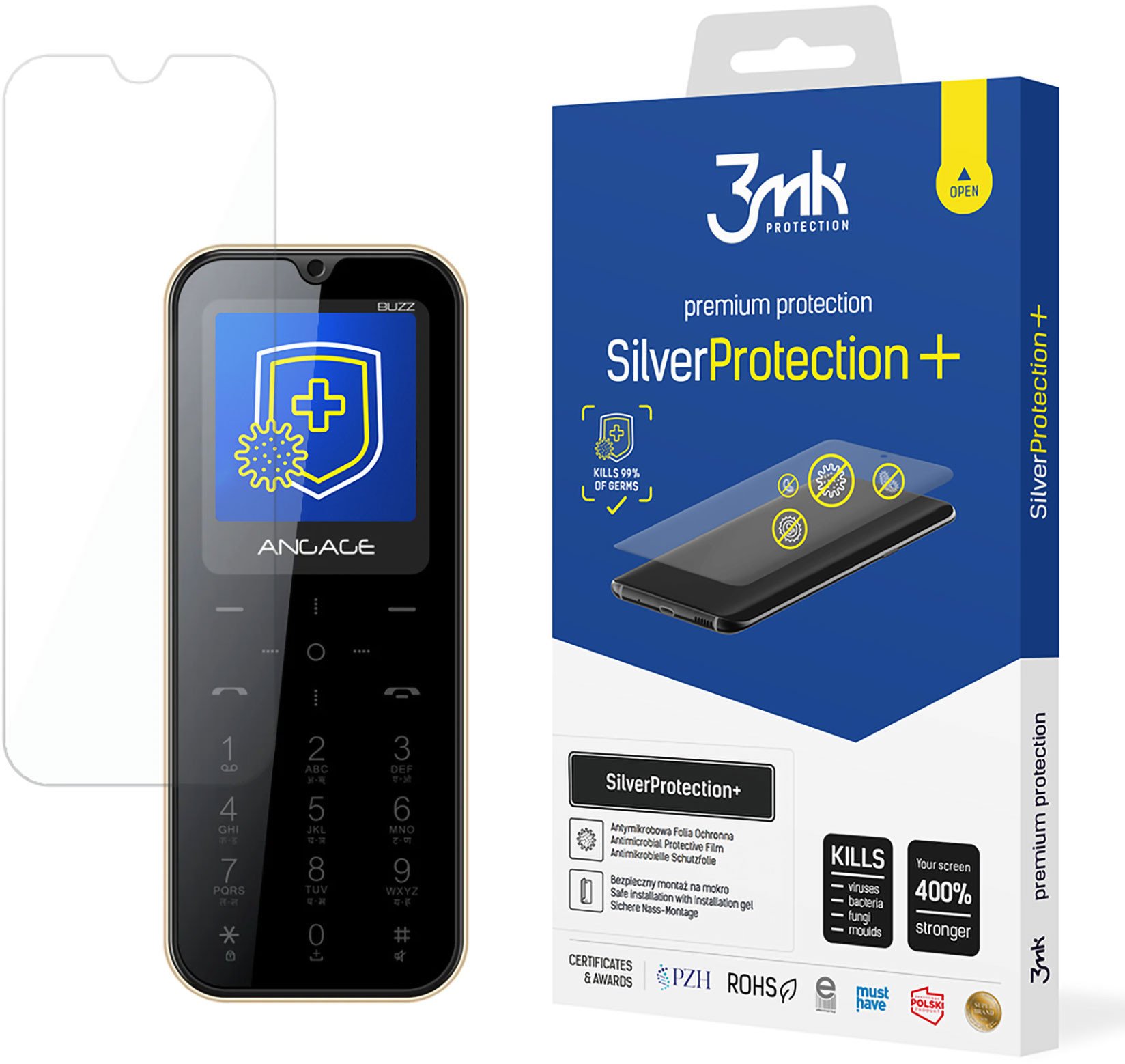 ANGAGE BUZZ - 3MK SILVERPROTECTION+