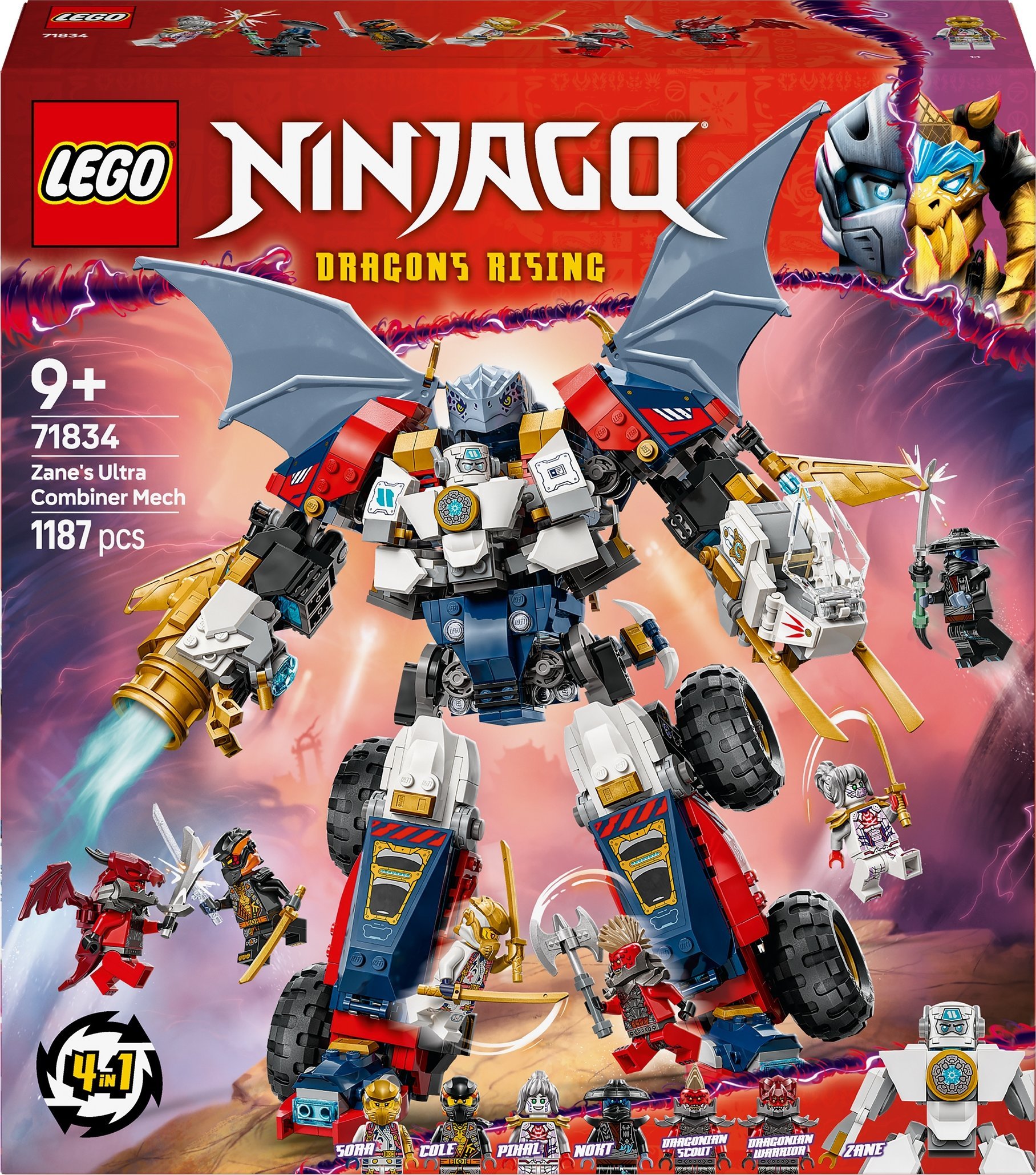 Ninjago Wielofunkcyjny ultramech Zane’a (71834)