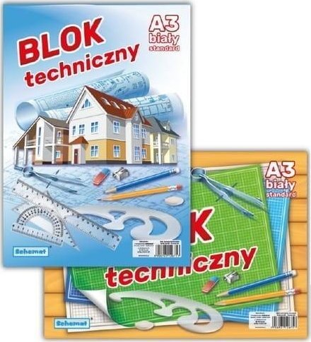 Teka Blok techniczny A3/10K 160g biały (10szt)