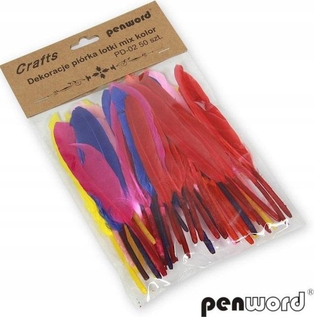 Titanum Piórka lotki mix 10-15cm 50szt