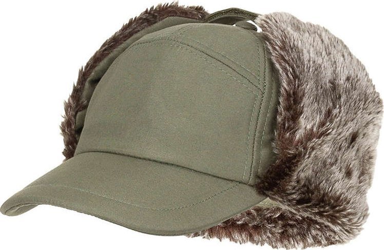 Fox Fox Outdoor Czapka Zimowa z Daszkiem Traper Olive