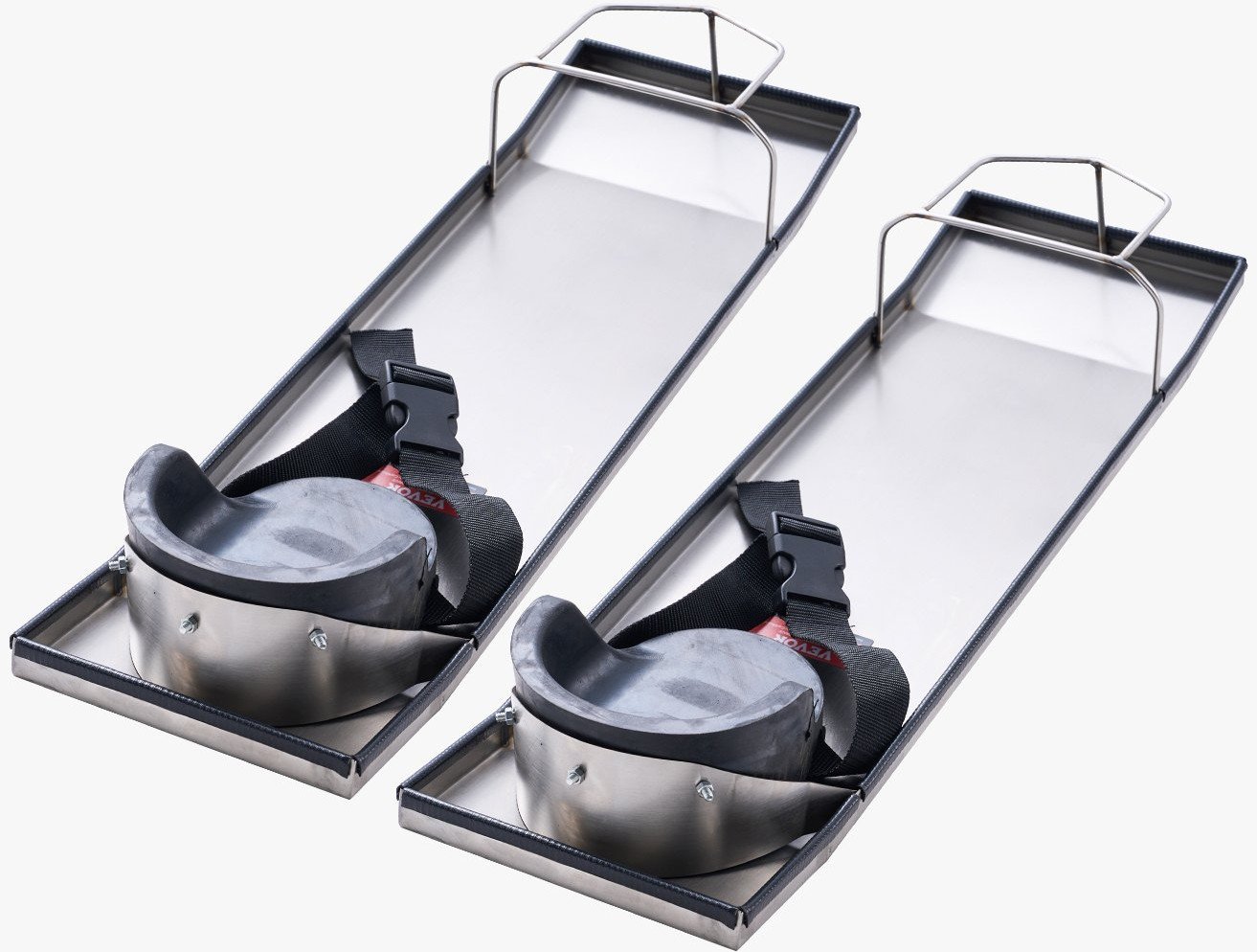 Stalowe Płyty do Betonu z Nakolannikami i Paskami Mocującymi 750 x 200 mm