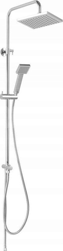 Zestaw prysznicowy Ferro NP46 WIZARD SQUARE ZESTAW NATRYSKOWY Z DESZCZOWNIĄ, CHROM // N.00.WIZARD-SQUARE-CHROM