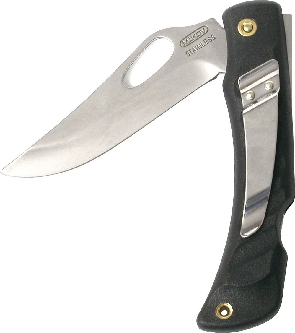 Mikov Nóż Mikov Crocodile Clip Point Folder 90mm Klips (243-NH-1/B S) uniwersalny