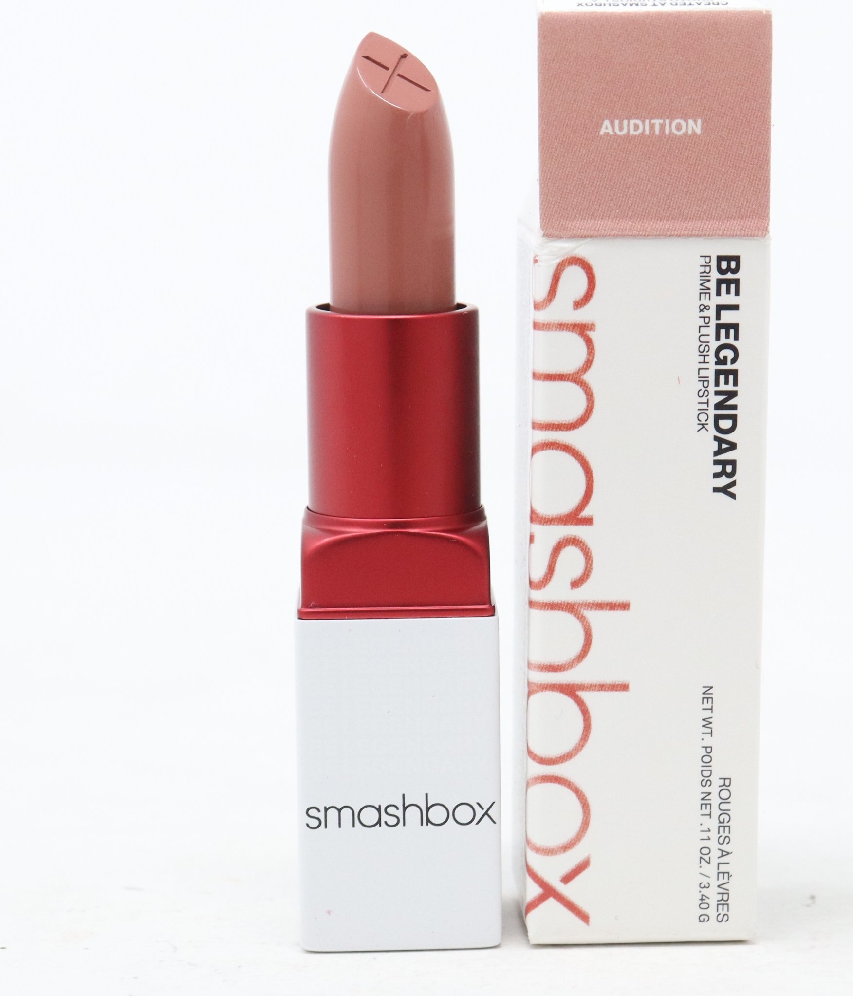 Smashbox, Prime & Plush, Cream Lipstick, Audition, 3.4 g For Women