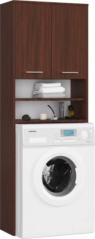 Fabryka Mebli Akord SŁUPEK REGAŁ ŁAZIENKOWY FIN NAD PRALKĘ WENGE