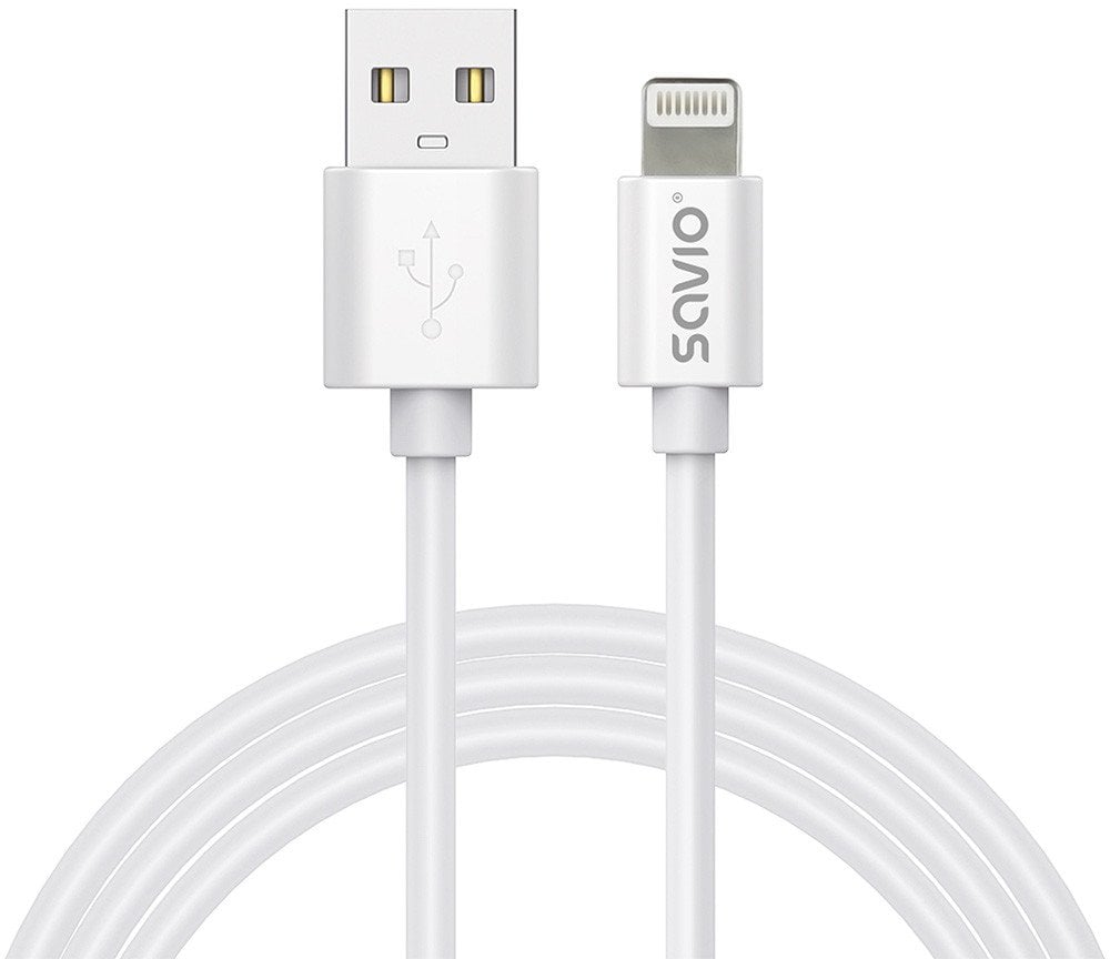 Kabel USB Savio USB-A - USB-A 1 m Biały (CL-192)
