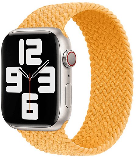 Apple Opaska WATCH BRAIDED STRAP SOLO 40/41/42MM SUNSHINE SIZE 4 ORYGINALNA PLOMBA
