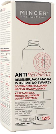 Mincer Anti Redness Regenerująca maska w kremie do twarzy nr 1215 75ml
