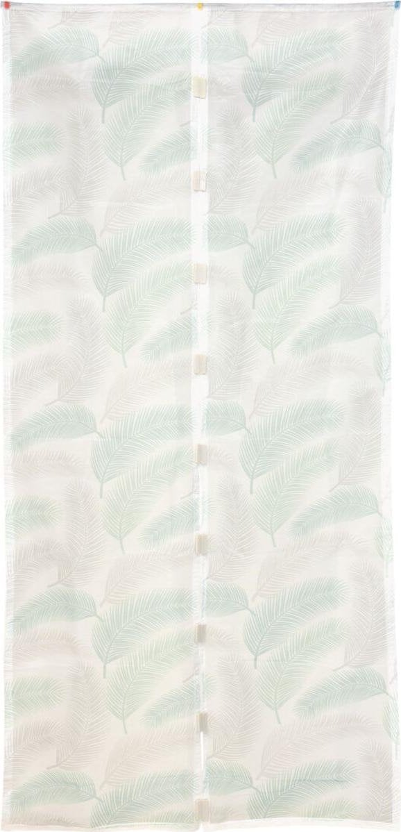 ProGarden MOSKITIERA DRZWIOWA LAMELOWA 100X220 CM ZAMKNIĘCIEM NA MAGNES LIŚCIE