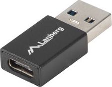 Adapter USB Lanberg USB-C - USB Czarny (AD-UC-UA-01)