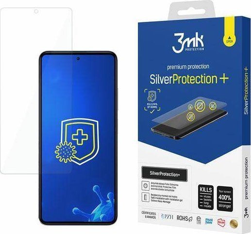 3MK 3MK Silver Protect+ Xiaomi POCO X4 GT 5G Folia antymikrobowa montowana na mokro