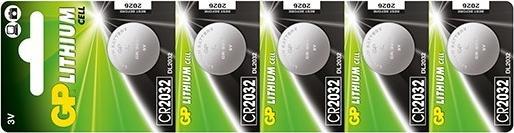 GP Bateria CR2032 5 szt.