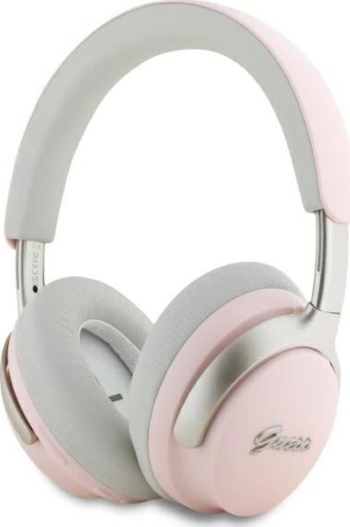 Guess słuchawki nauszne Bluetooth ANC/ENC GUBHC22PSBCSMP różowy/pink DB Metal Script Logo