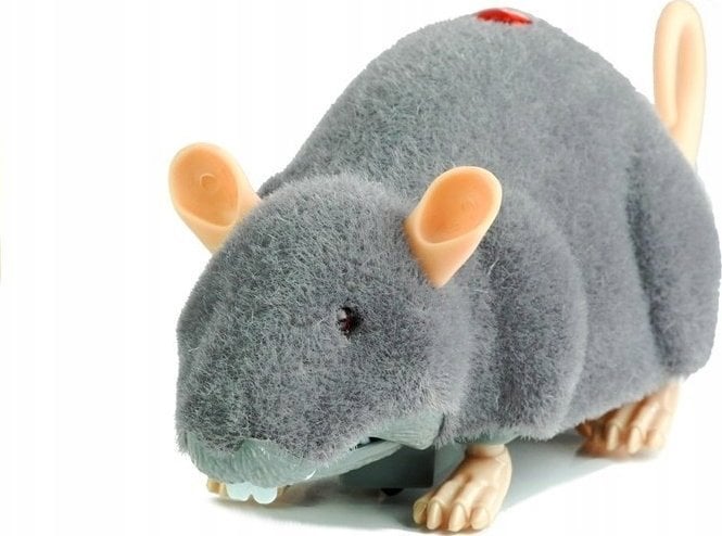 LeanToys Mysz Zdalnie Sterowana Pilotem R/C Na Kółkach Duża Szara