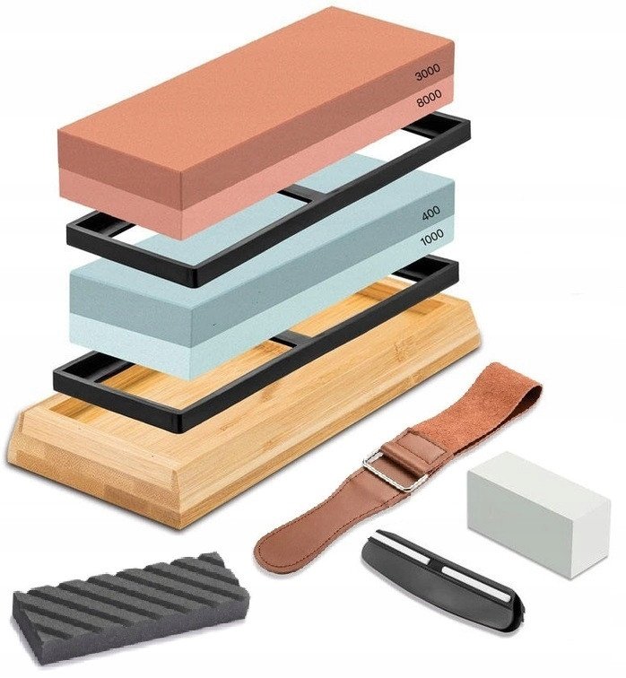 KAMIEŃ WODNY OSEŁKA OSTRZAŁKA DO NOŻY KUCHENNYCH KAMIENIE DO OSTRZENIA