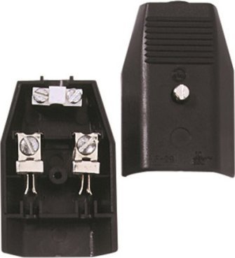 Bachmann BACHMANN Eurozłącze płaskie 2,5A/250VAC, montażowe, czarne