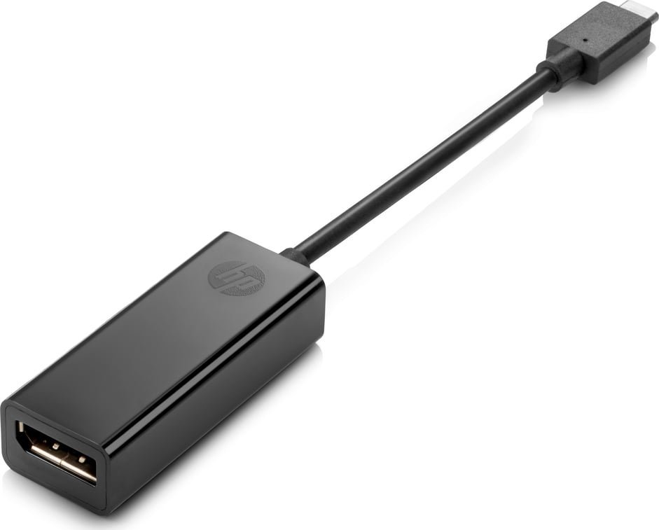 Adapter AV HP HP USB-C-zu-DP-Adapter zewnętrzna karta graficzna usb Czarny