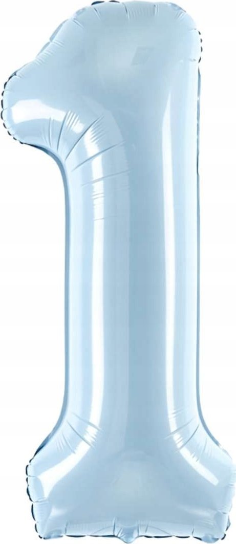 Party Deco Balon foliowy 1 jasny niebieski 72cm