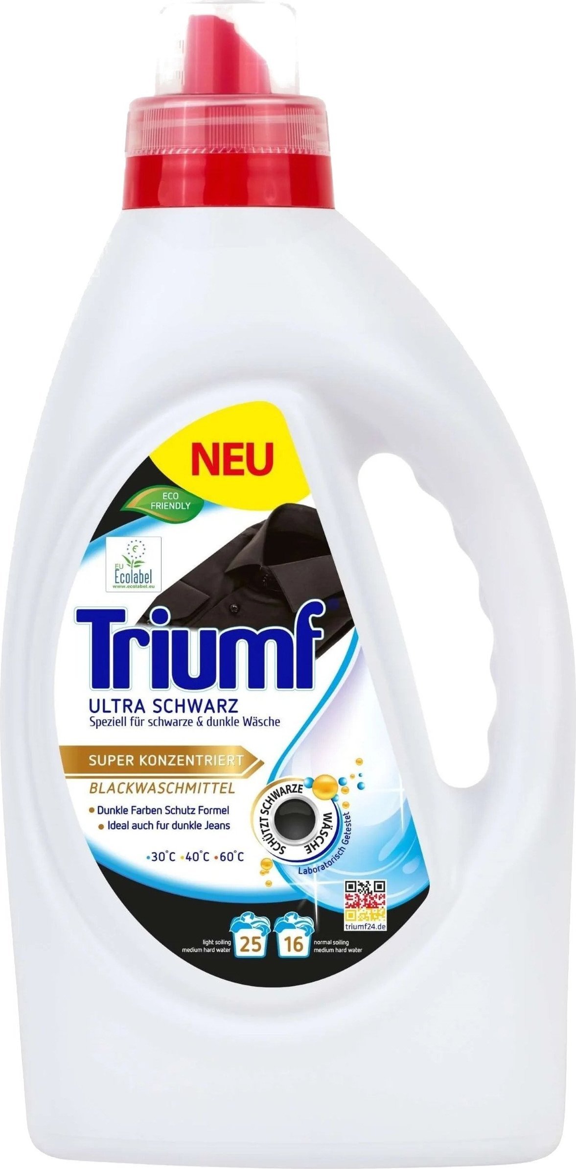 TRIUMF Płyn do prania Black koncentrat 16 prań 1 l