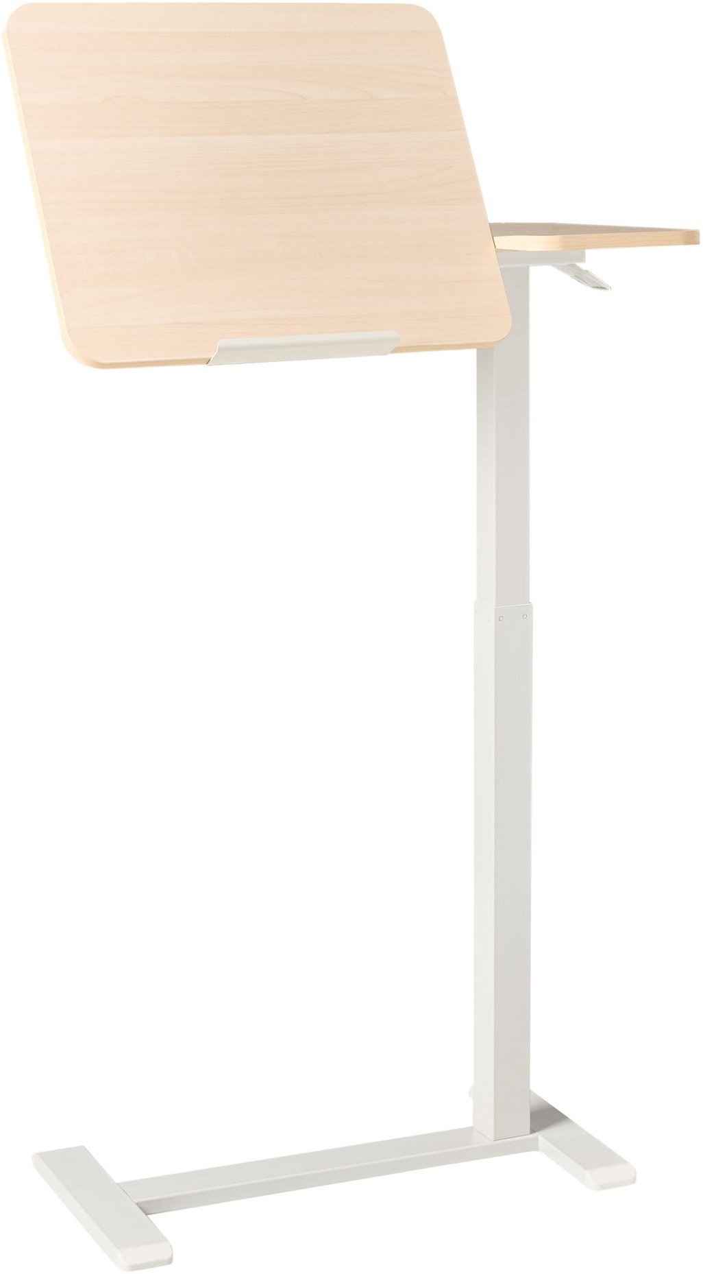 Regulowany stolik pod laptopa SCHOLA Jasny brąz/ biały 70 cm 40 cm