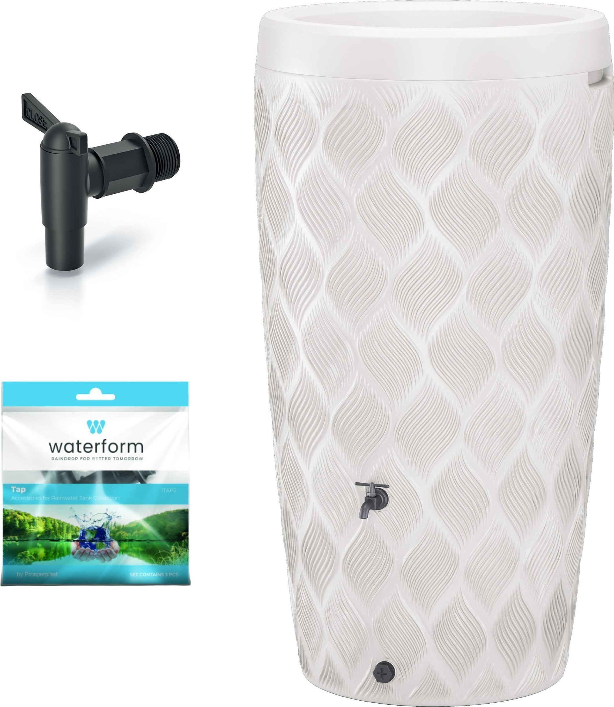 Form-Plastic Zbiornik na deszczówkę Flow 240l + kranik Beczka