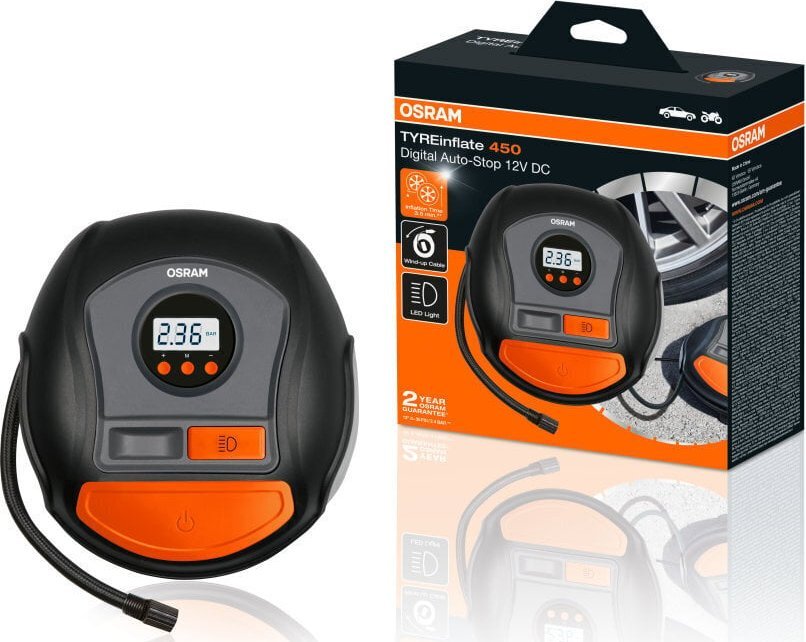 Kompresor samochodowy Osram TYREinflate 450 OTI450 12 V 120 W
