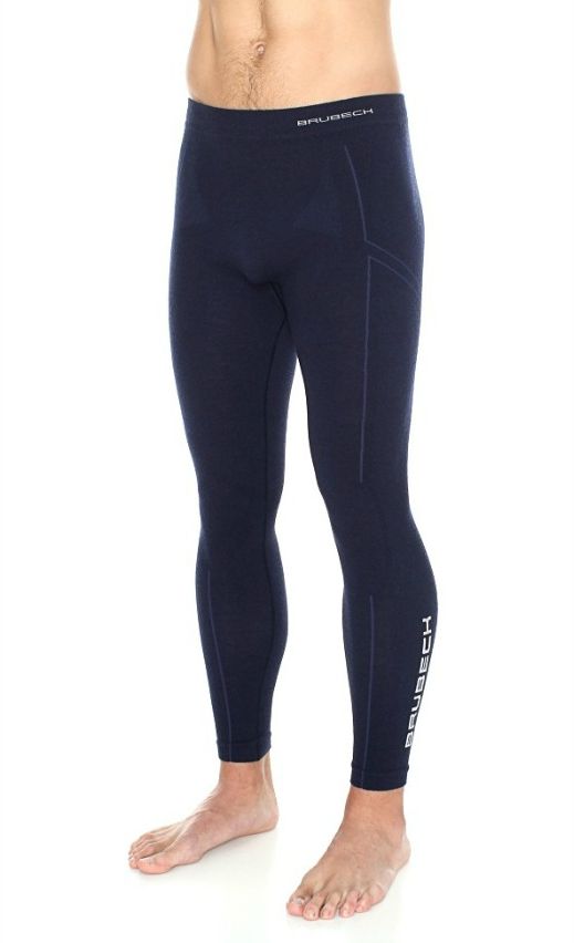 Brubeck Spodnie męskie Extreme Wool granatowe r. XXL (LE11120)