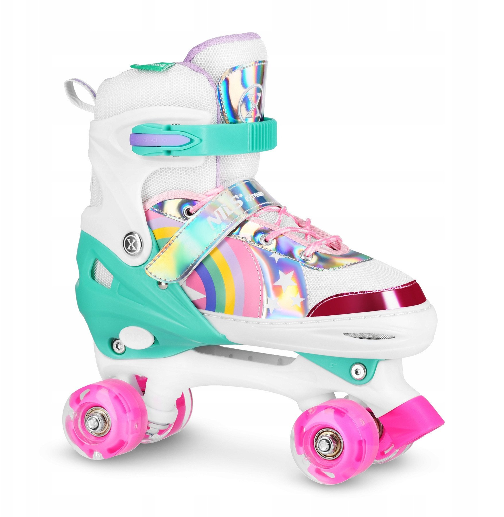 NQ0187 LED WROTKI RAINBOW ROZM. L(39-41) NILS EXTREME