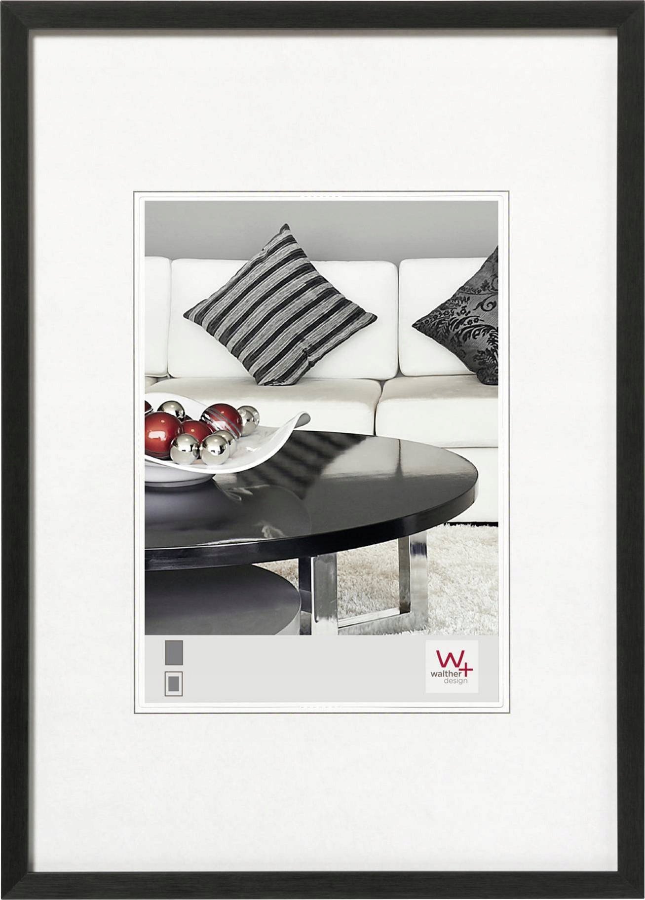 Ramka Walther Walther Chair DIN A3 29,7x42 Aluminium black AJ342B