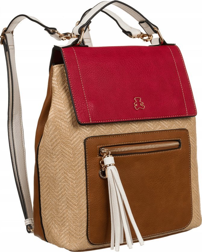 LuluCastagnette Elegancki plecak damski ze skóry ekologicznej LuluCastagnette NoSize