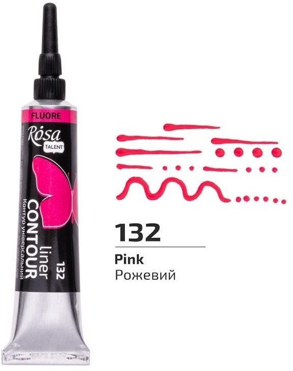 Farba aktylowa kontur universal fluor pink 20ml