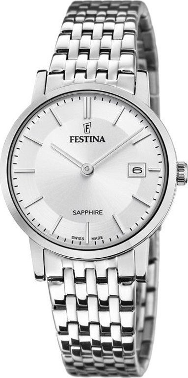 Zegarek Festina Zegarek damski Festina F20019-1 srebrny