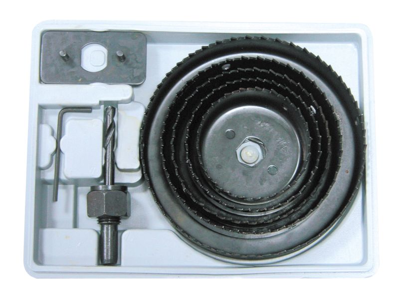 Mega Otwornice do drewna zestaw 8 elementów 64-127mm - 26408