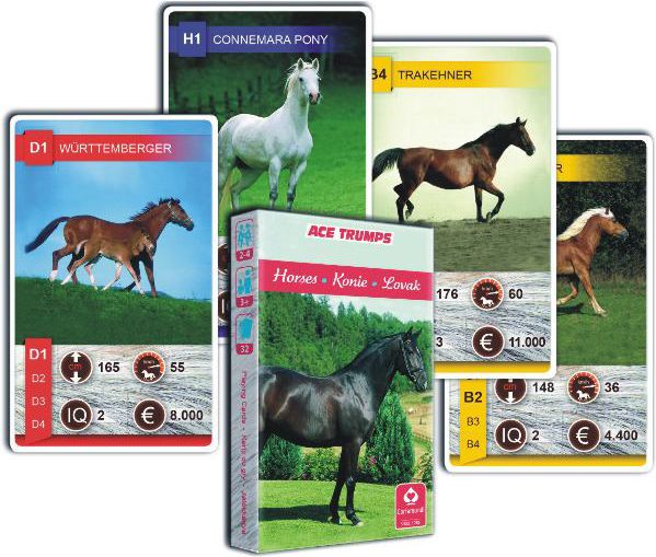 Cartamundi Gra Kwartet Konie 1289000499