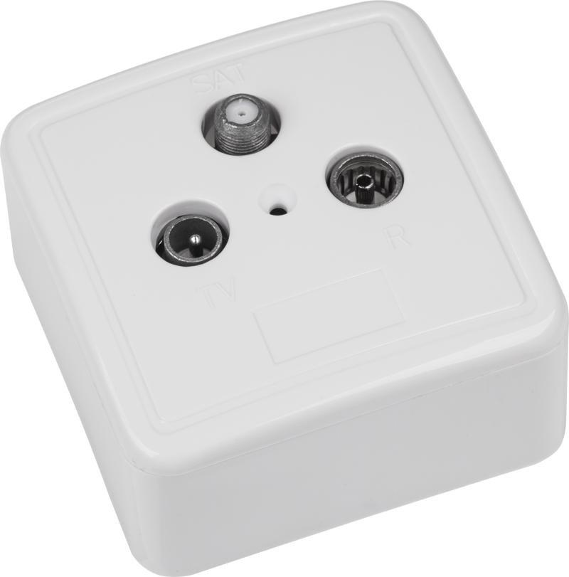 Gniazdo abonenckie TV-SAT SS3-2007 końcowe