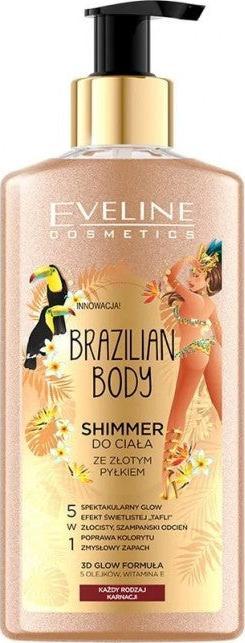 Eveline EVELINE_Brazilian Body shimmer do ciała ze złotym pyłkiem 150ml