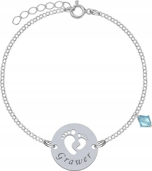 Radziszewska Jewellery Bransoletka dla chrzestnej srebro GRAWER GRATIS
