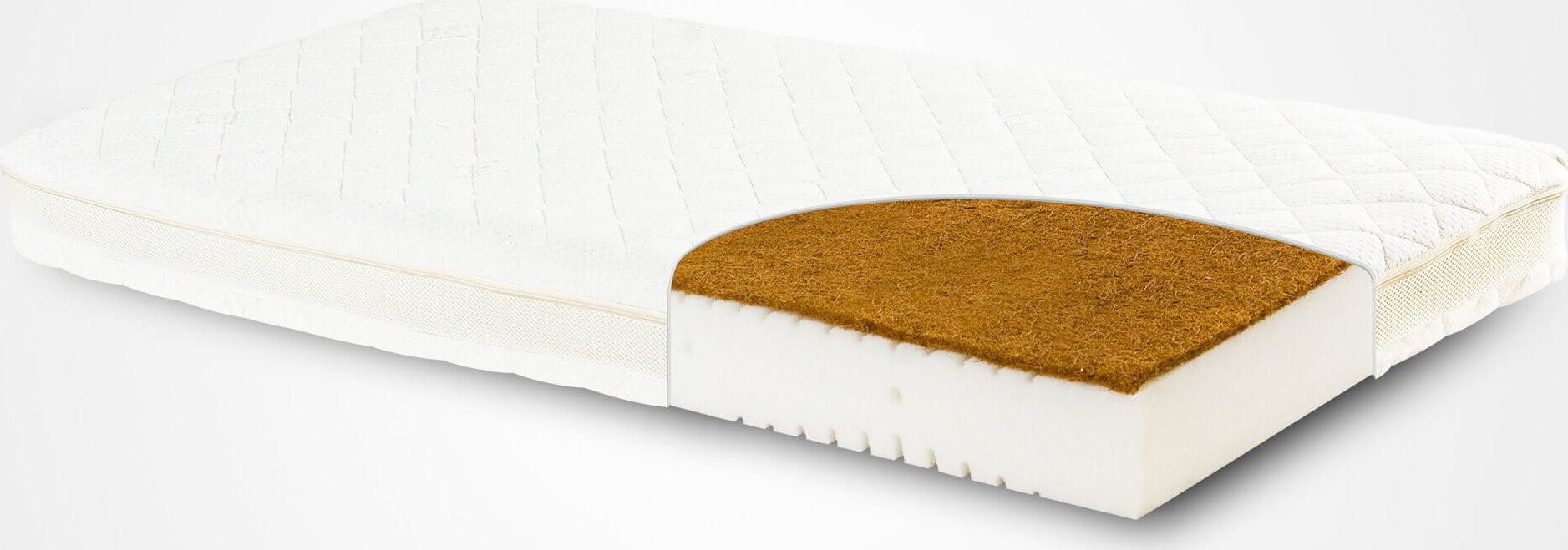 Rucken Materac piankowo-kokosowy Rucken Natura 60x120 uniwersalny