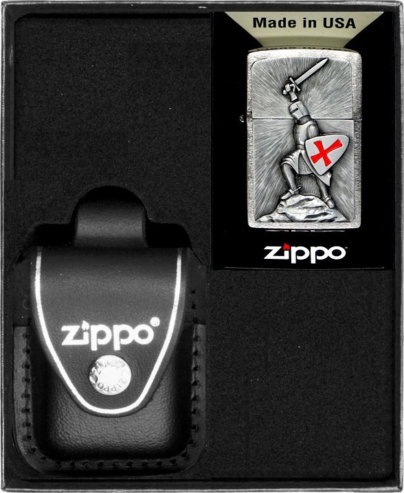 Zestaw ZIPPO Zapalniczka CRUSADE VICTORY Prezentowy No3
