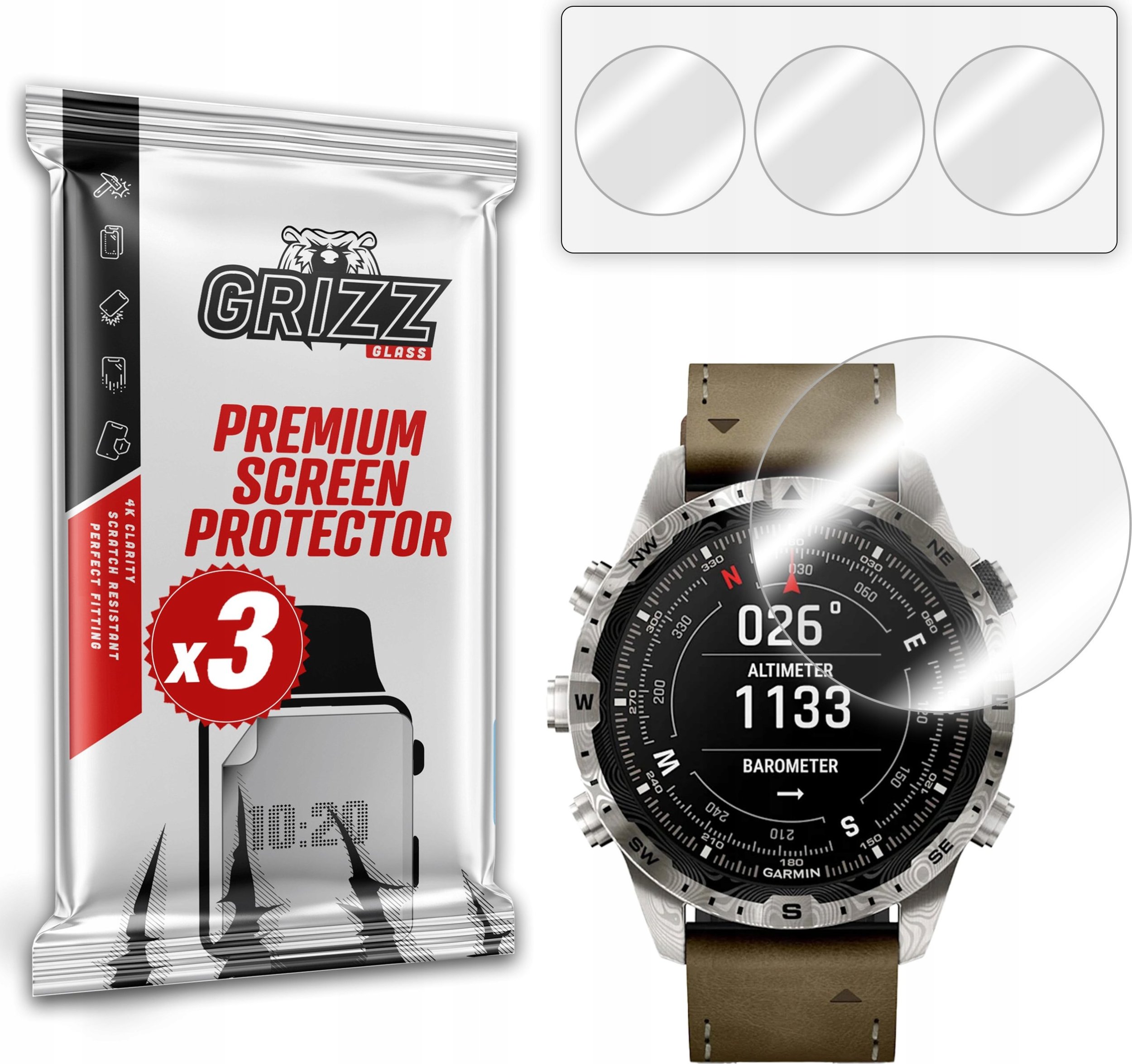 Folia hydrożelowa GrizzGlass Hydrofilm do Garmin MARQ gen. 2