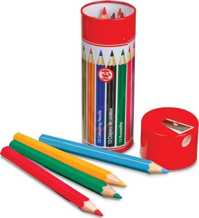 Kieszonkowe kredki z temperówką