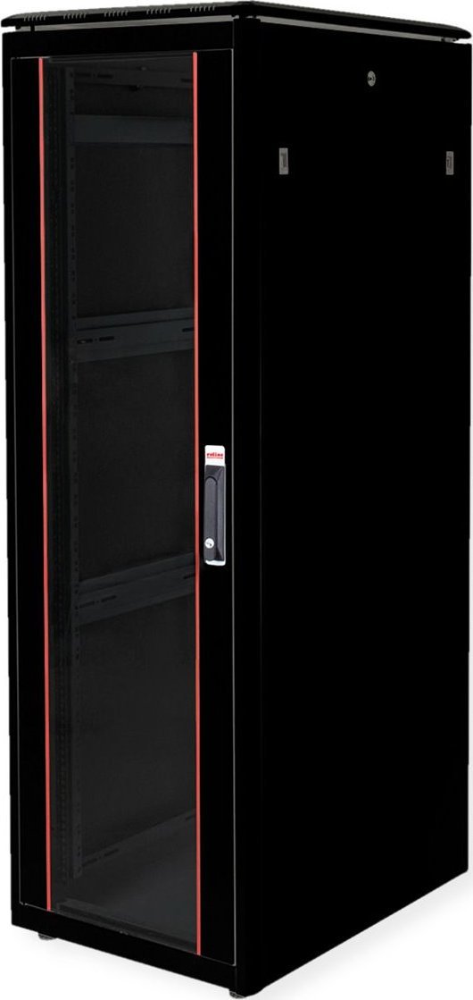 ROLINE Netzwerkschrank Pro 48,26cm 19Zoll 36 HE 600x800 BxT Glast�r schwarz