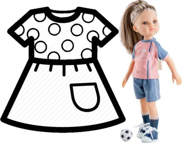 paola reina PAOLA REINA Ubranko dla lalek 32 cm 54663