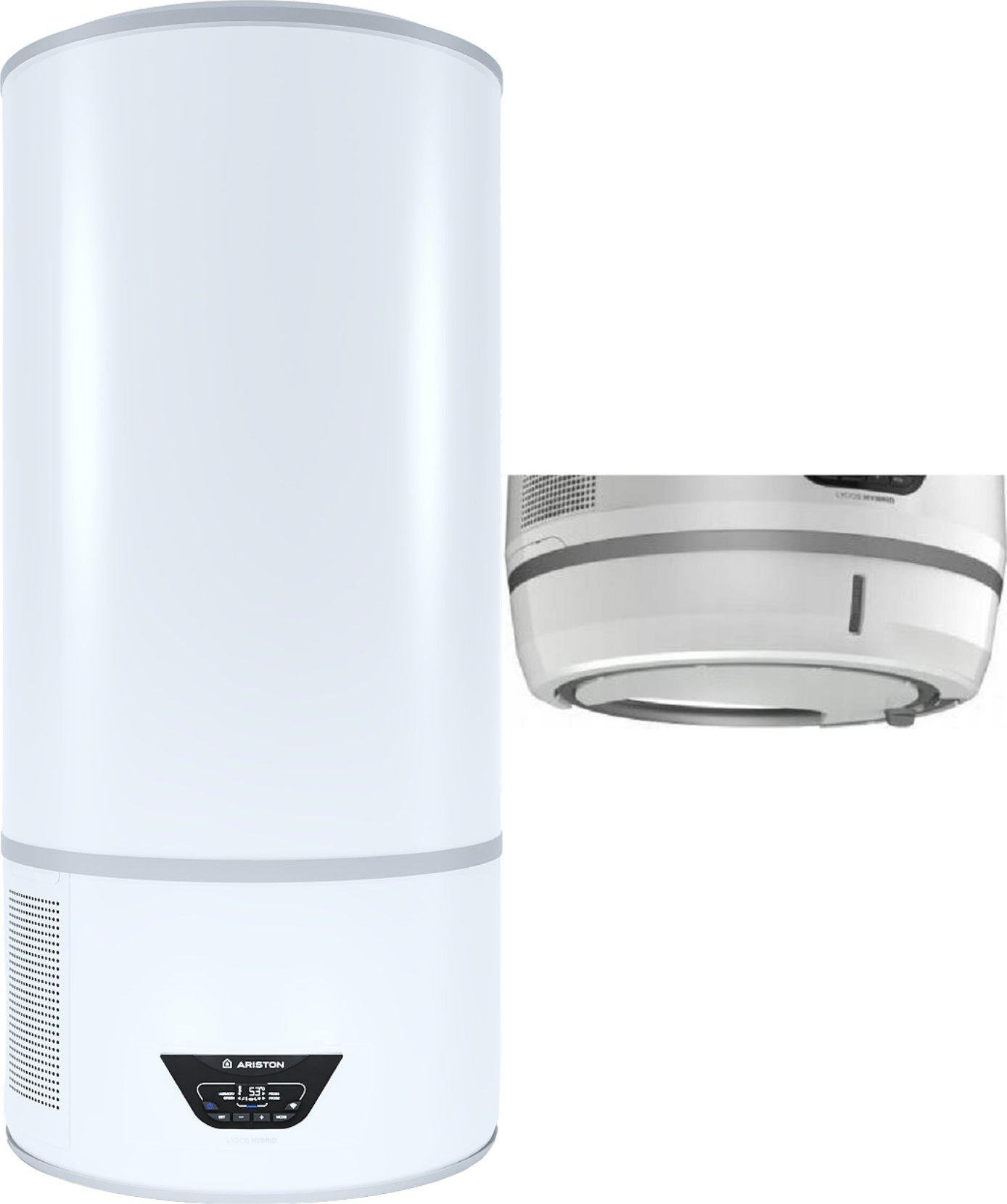 Bojler Ariston Lydos Hybrid WiFi 80 1.2 kW + dedykowany zbiornik kondensatu 6,3 litra