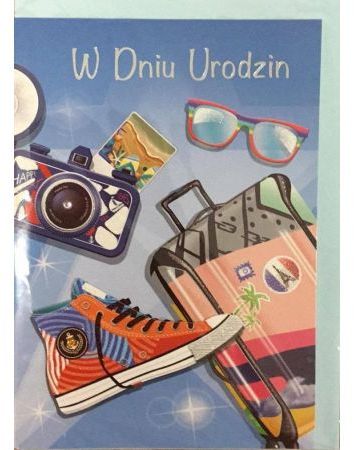 Panorama Karnet urodziny B6 Premium 20 + koperta