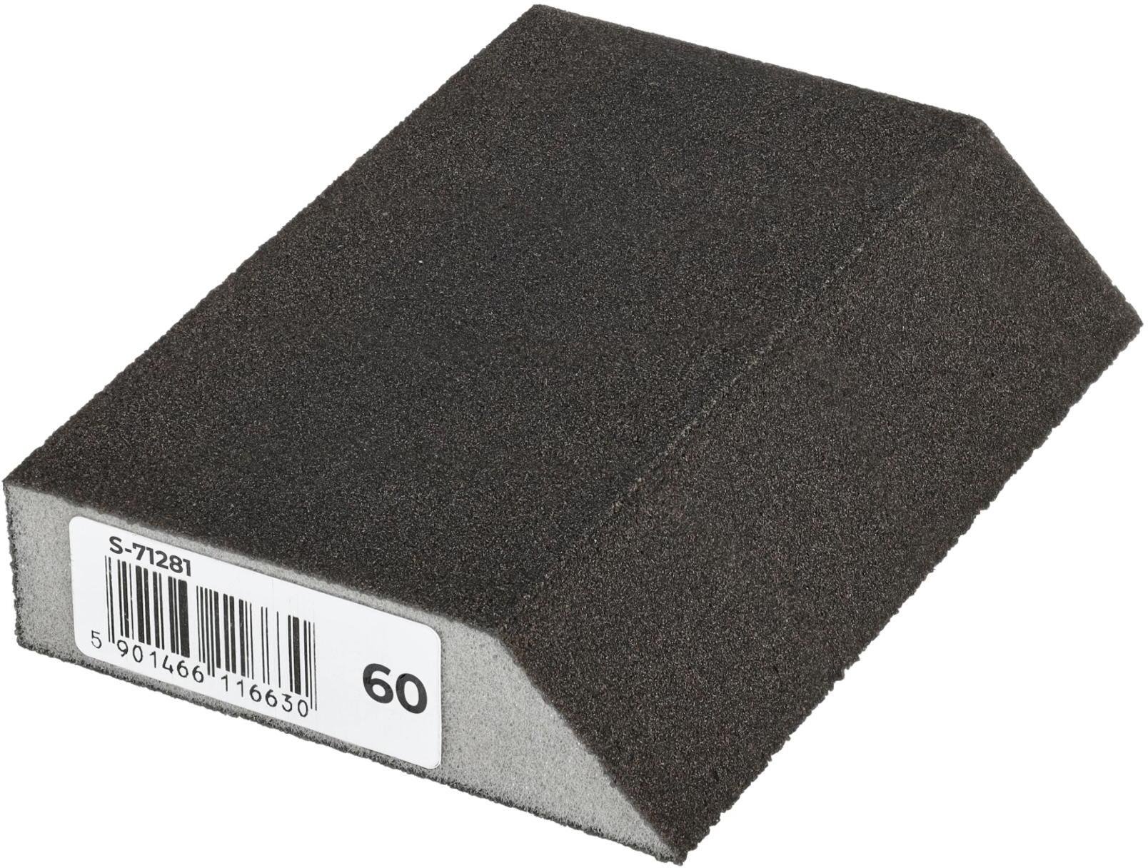 Kostka ścierna ścięta G60 elastyczna do pracy na mokro i sucho ręczne szlifowanie drewna metalu tworzyw sztucznych prace wykończeniowe G220