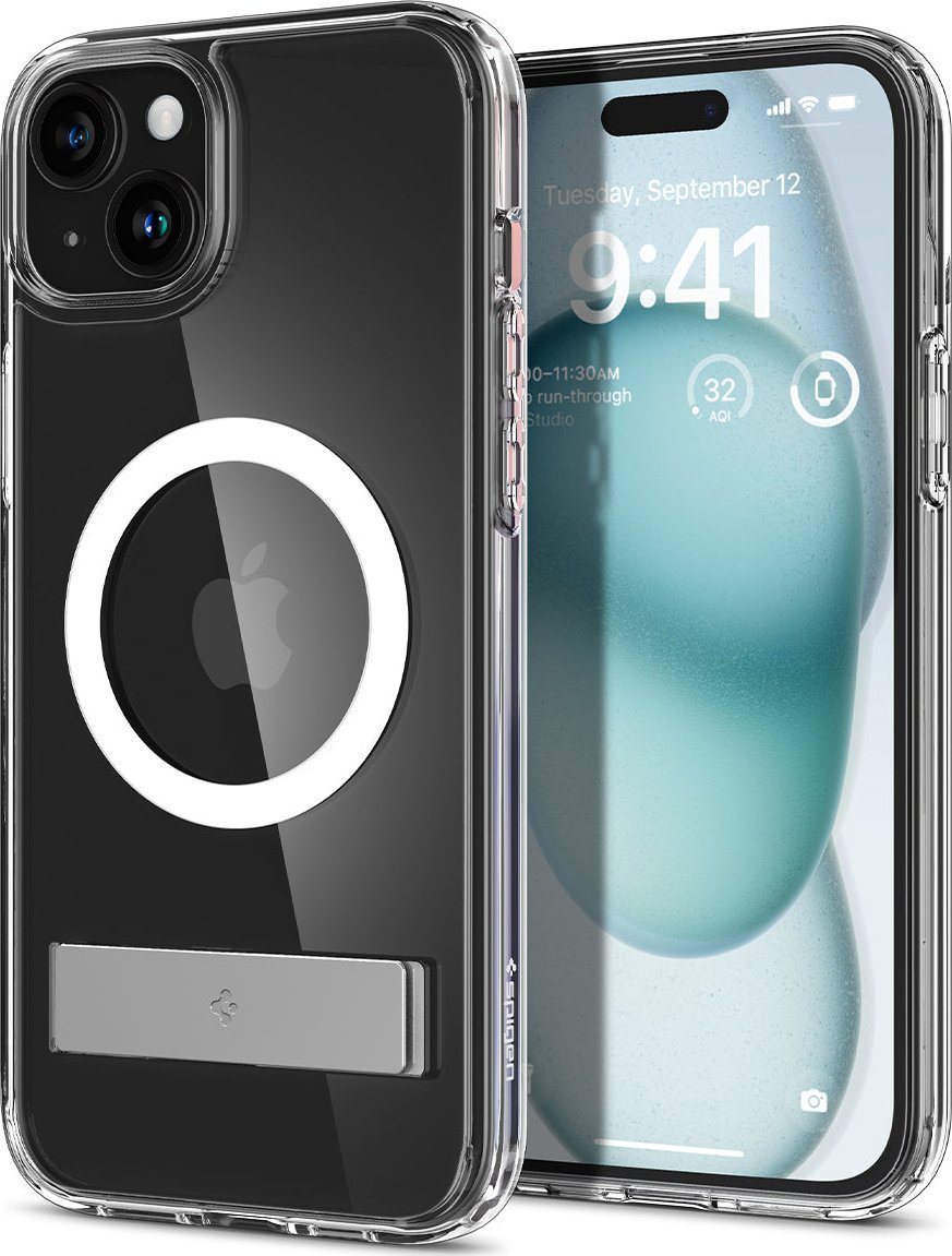 Spigen Spigen Ultra Hybrid S MagSafe, crystal clear - iPhone 15