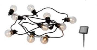 Sirius Home 69601, Light decoration chain, Black, 10 lamp(s), LED, Solar, 30 cm
