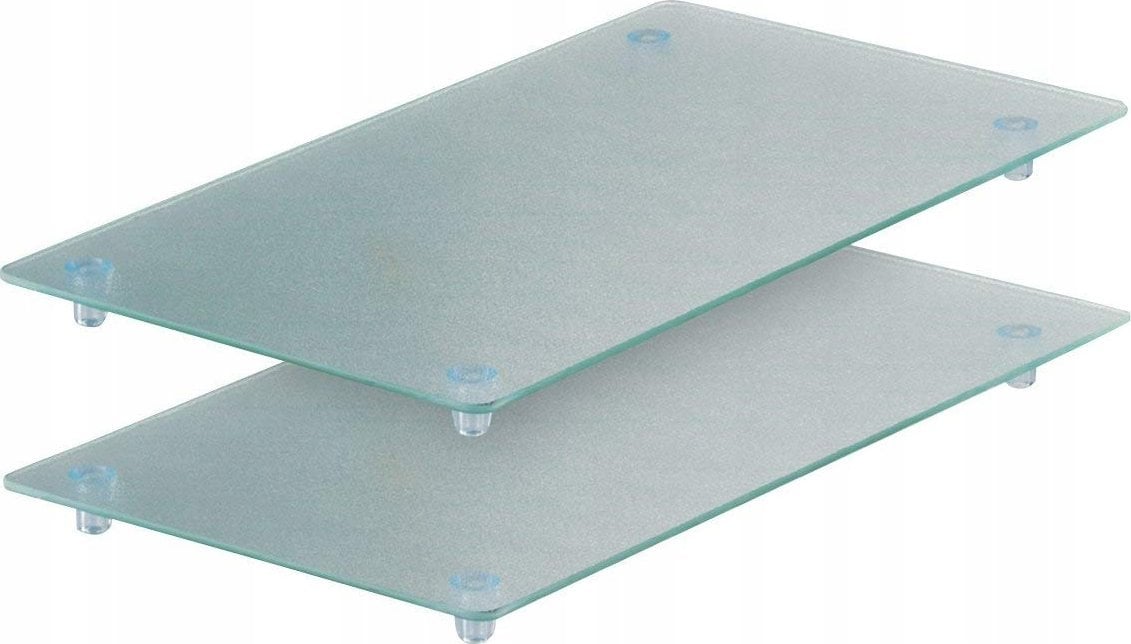 Zeller Szklane płyty ochronne na kuchenkę, deski do krojenia – 2 sztuki, ZELLER